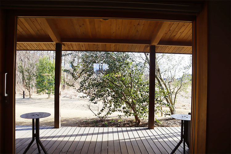 待合室から見える景色